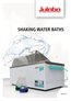 SW Shaking Water Baths