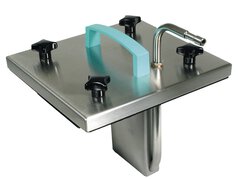 Flat bath covers Condensation trap with bath cover view 1