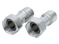 Adattatori e raccordi Adattatore M24 x 1,5 filettatura interna su NPT 1/2" filettatura esterna Vista 1