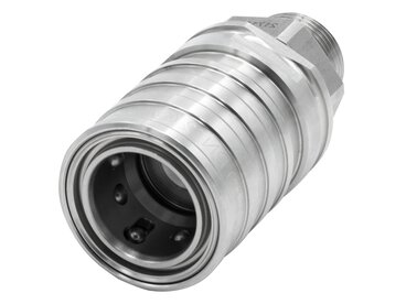 Adapters and connectors Self-sealing coupling M16x1, FKM view 1