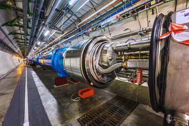de grote deeltjesversneller bij CERN