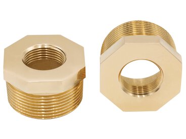 Адаптеры и соединители Адаптер с внешней резьбы G 1 1/2" на внутреннюю резьбу G 3/4 вид 1