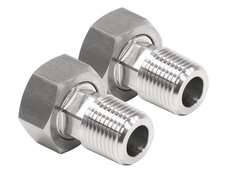 Adattatori e raccordi Adattatore G 3/4" filettatura interna su NPT 1/2" filettatura esterna Vista 1