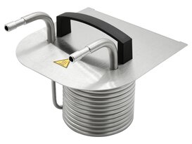 Bath covers with built-in heat exchangers Bath cover with built-in heat exchanger view 1
