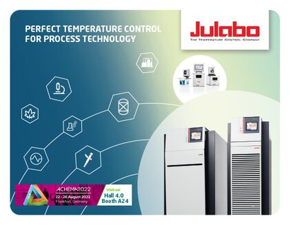 JULABO display Achema process systems