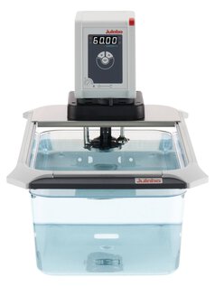 Heating circulator with open bath and transparent bath tanks CORIO CD-BT27 from JULABO view 2