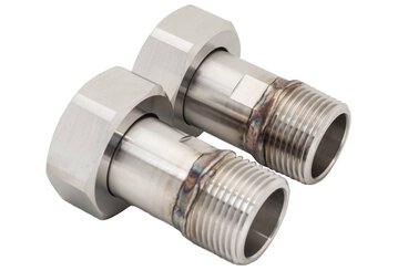 Adaptadores y conectores Adaptador M38 x 1,5 rosca hembra a NPT 1" rosca macho imágen 1