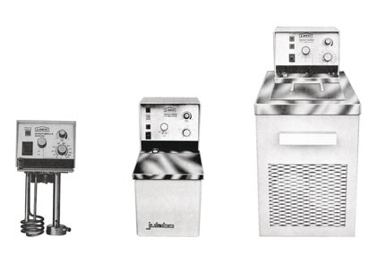 Historic heating circulators and refrigerated circulators from JULABO