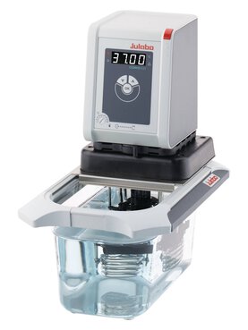 Heating circulator with open bath and transparent bath tanks CORIO CD-BT5 from JULABO view 1