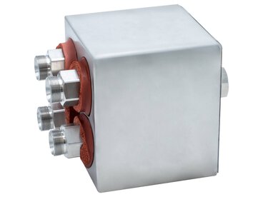 Verteiler 4fach-Verteiler M30 x 1,5 isoliert Ansicht 1