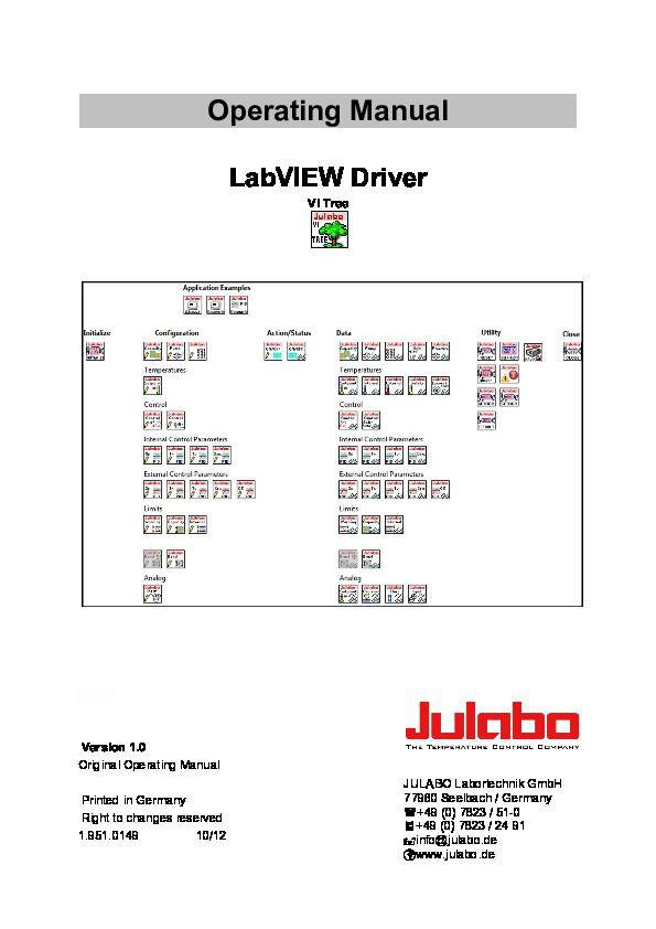 JULABO-Device-Driver